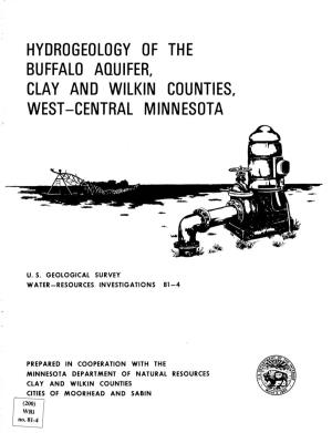 Hydrogeology of the Buffalo Aquifer, Clay and Wilkin Counties, West-Central Minnesota