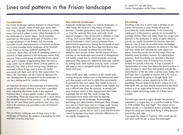 Lines and Patterns in the Frisian Landscape Human Geographer at the Frisian Academy