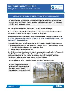 Yate / Chipping Sodbury Flood Study Working to Make Communities More Flood Resilient