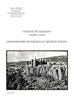 CHÂTEAU DU SAILHANT (Andelat, Cantal)