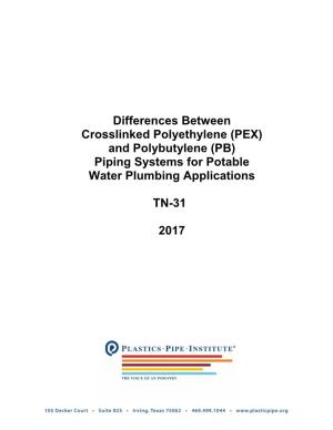 What Is the Difference Between PEX and PB Pipes