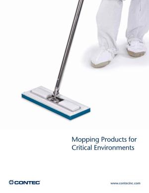 Mopping Products for Critical Environments