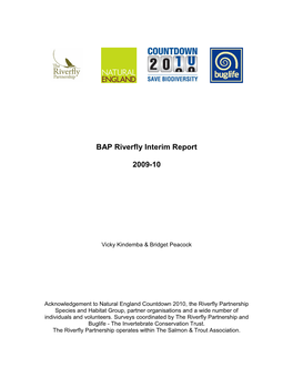 BAP Riverfly Interim Report 2009-10