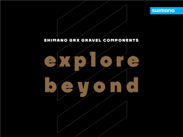 Click Here to Download the Shimano GRX Gravel Components