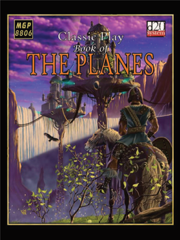 Classic Play the Book of the Planes Gareth Hanrahan