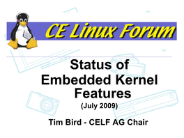 Kernel Versions  Technology Areas  Distributions  Resources