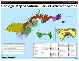 Geologic Map of National Park of American Samoa