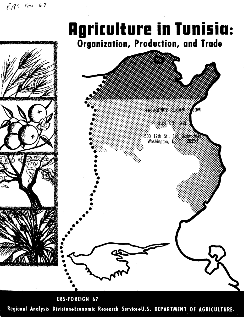 Agrieulture in Tunisia: Organization, Production, and Trade