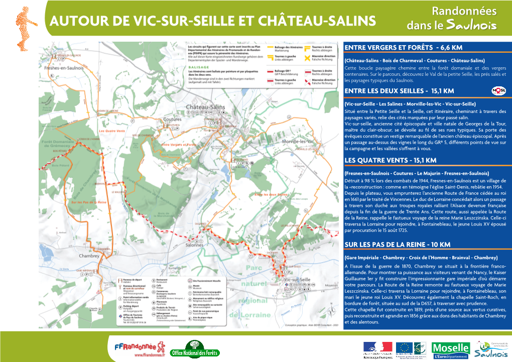 AUTOUR DE VIC-SUR-SEILLE ET CHÂTEAU-SALINS Dans Le Saulnois