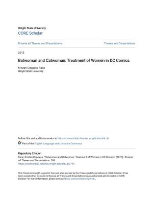Batwoman and Catwoman: Treatment of Women in DC Comics