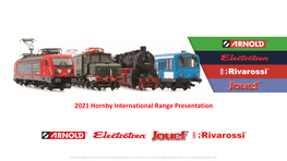 2021 Hornby International Range Presentation