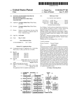 (12) United States Patent (10) Patent N0.: US 8,942,977 B2 Chen (45) Date of Patent: Jan