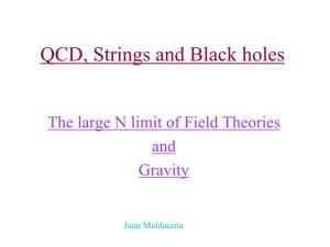 QCD, Strings and Black Holes