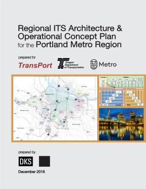 Transport Regional Its Architecture and Operational Concept Report