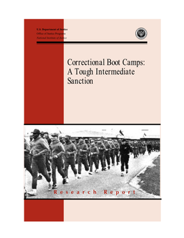 Correctional Boot Camps: a Tough Intermediate Sanction