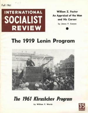 FROM LENIN to KHRUSHCHEV STATEMENT REQUIRED by the ACT of AUGUST 24, 1912, AS by William F