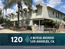 120 S Boyle Ave Los Angeles CA, Matthews