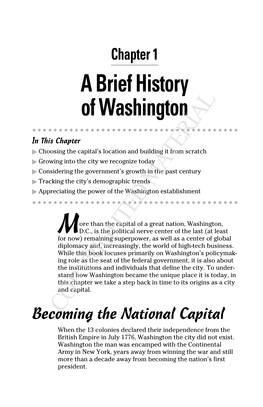 A Brief History of Washington