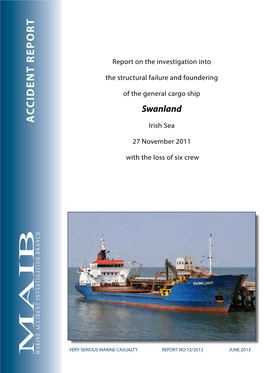 Swanland Irish Sea Irish REPORT NO12/2013 JUNE2013 REPORT