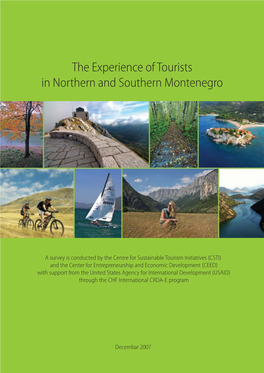 The Experience of Tourists in Northern and Southern Montenegro