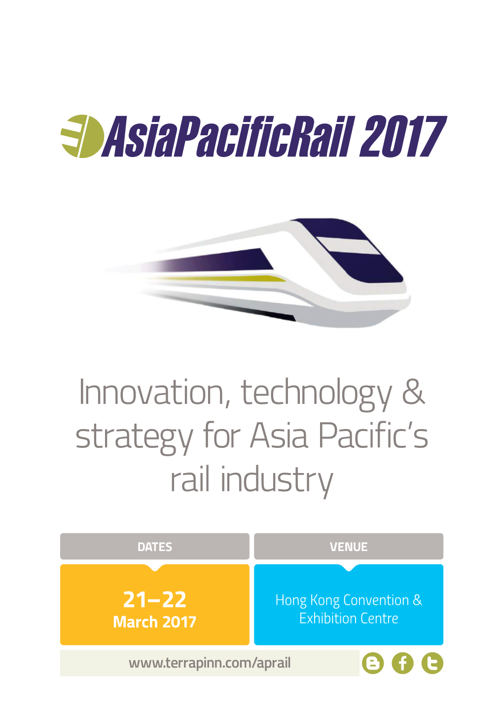 Innovation, Technology & Strategy for Asia Pacific's Rail Industry