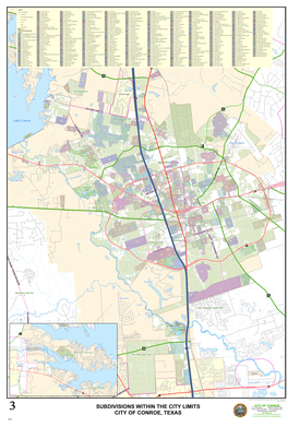 Subdivisions Within the City Limits City of Conroe, Texas