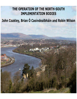 THE OPERATION of the NORTH-SOUTH IMPLEMENTATION BODIES John Coakley, Brian Ó Caoindealbháin and Robin Wilson