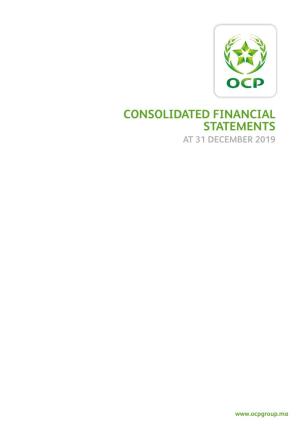 Consolidated Financial Statements at 31 December 2019