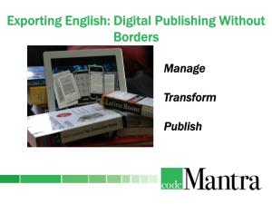 Digital Publishing Without Borders