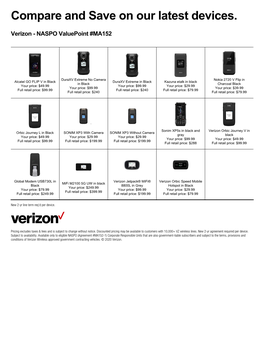 Compare and Save on Our Latest Devices