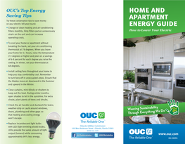 Home and Apartment Energy Guide