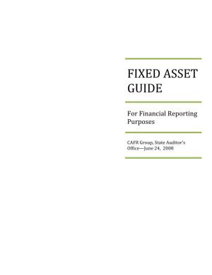 Fixed Asset Guide