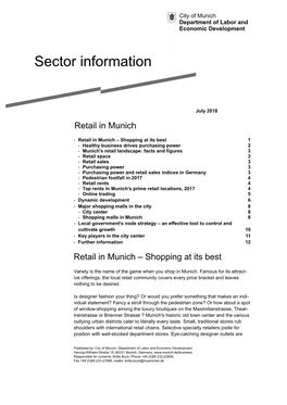 Sector Information Retail
