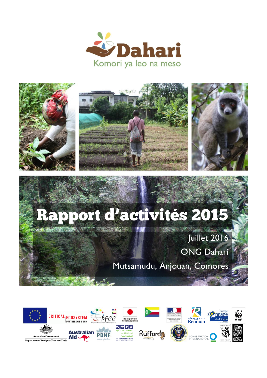 Rapport D'activités 2015