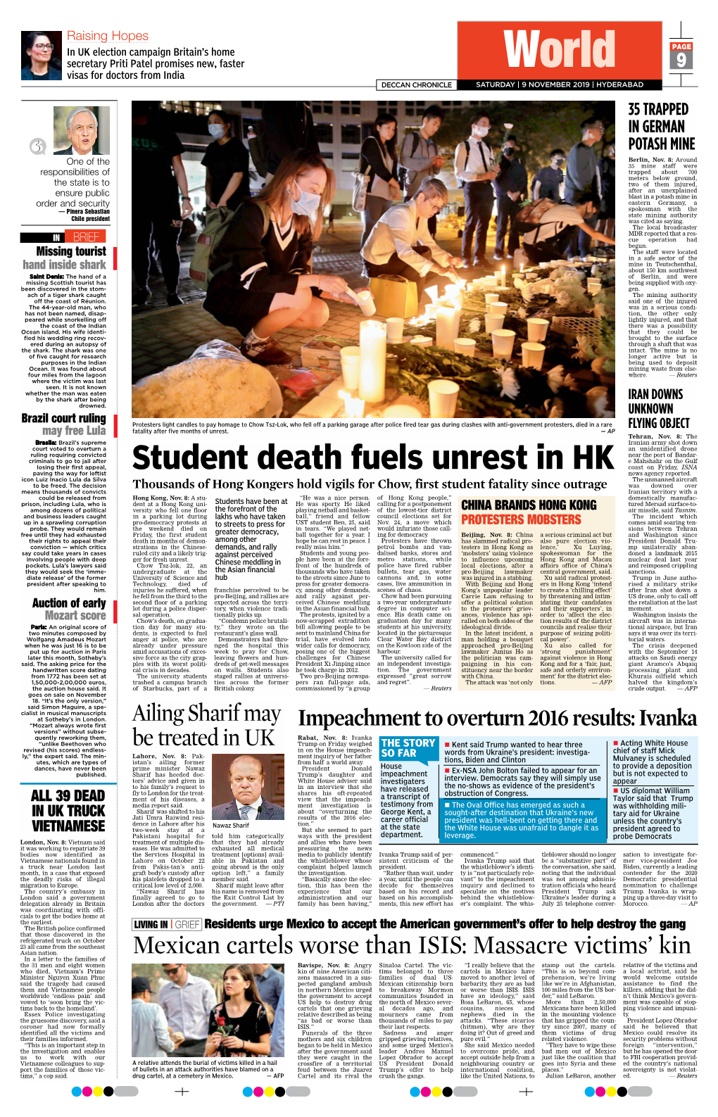 Student Death Fuels Unrest in HK Coast on Friday, ISNA Paving the Way for Leftist News Agency Reported