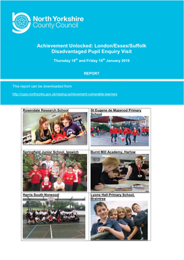 Achievement Unlocked: London/Essex/Suffolk Disadvantaged Pupil Enquiry Visit