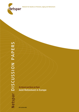 Joint Retirement in Europe