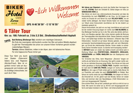Karte Zur 6 Täler Tour PDF (1.252KB)