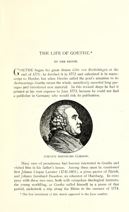 The Life of Goethe. Conclusion