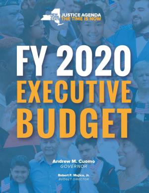 Briefing Book | NYS FY 2020 Executive Budget