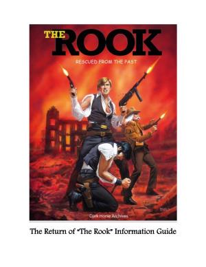 “The Rook” Information Guide