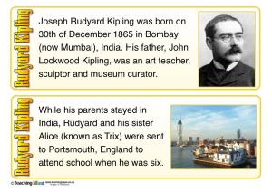 Rudyard Kipling Fact Cards
