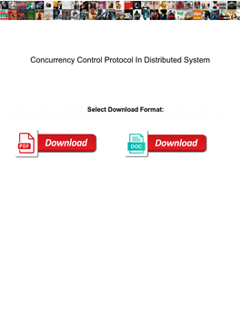 Concurrency Control Protocol in Distributed System