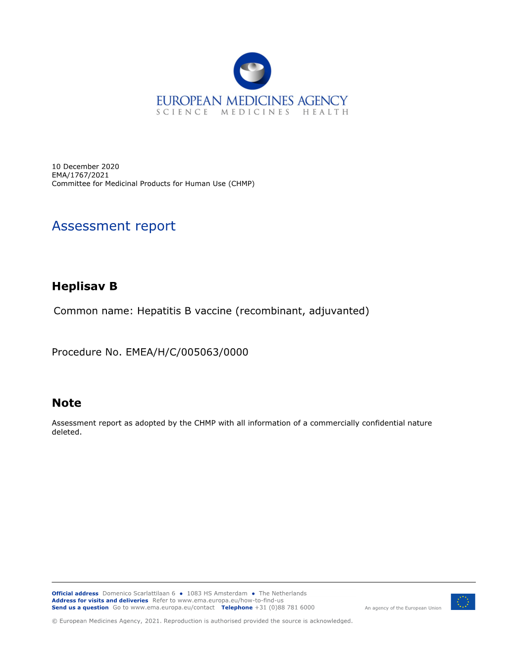 Assessment Report