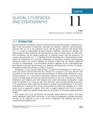 Chapter 11. Glacial Lithofacies and Stratigraphy