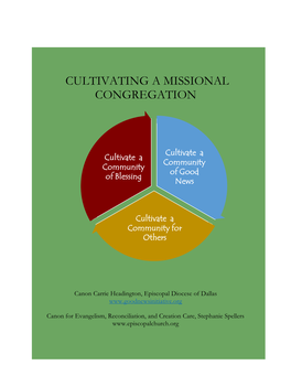 Cultivating a Missional Congregation
