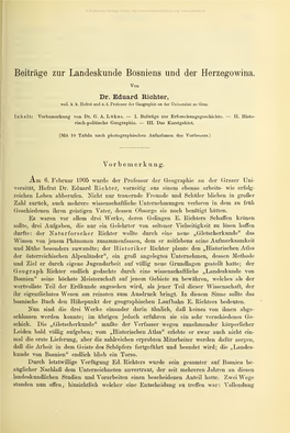 Wissenschaftliche Mitteilungen Aus Bosnien Und Herzegovina