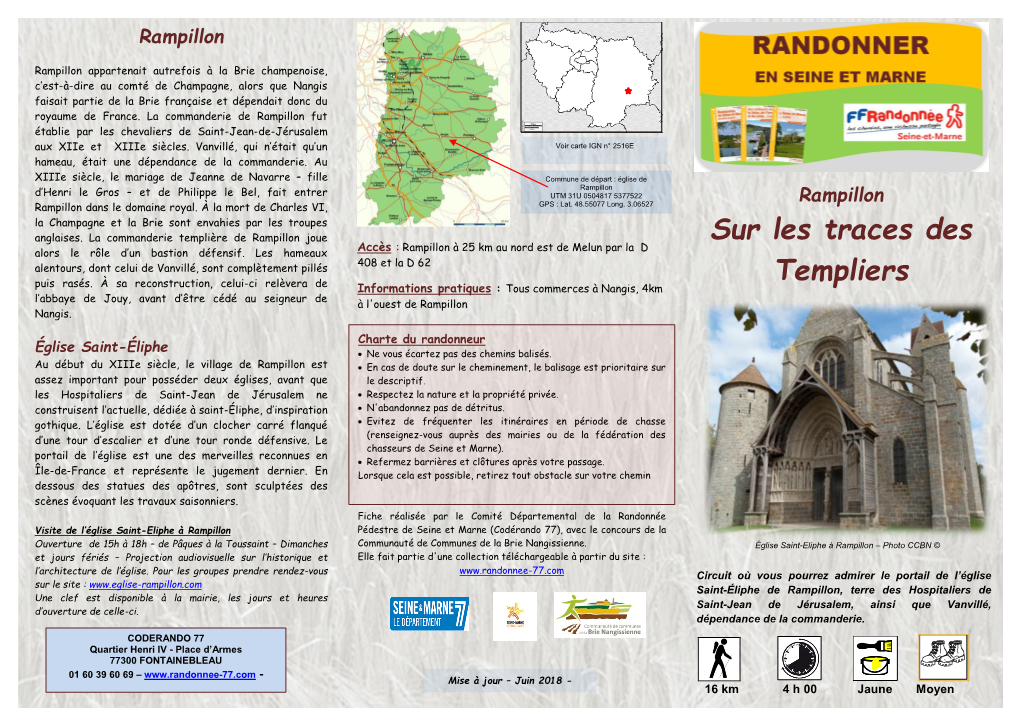 Rampillon Sur Les Traces Des Templiers