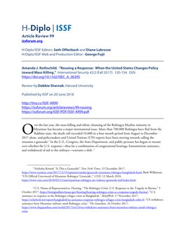 H-Diplo | ISSF Article Review 99 Issforum.Org