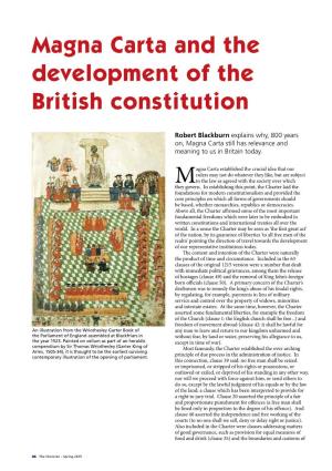 Magna Carta and the Development of the British Constitution